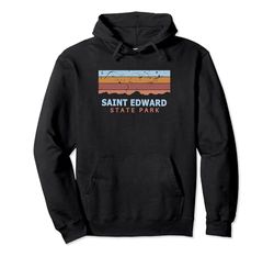 Parque Estatal Saint Edward Washington Retro Cool Sudadera con Capucha