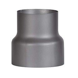 FIREFIX O100/B RD150/Ü9 rookpijp, zwart