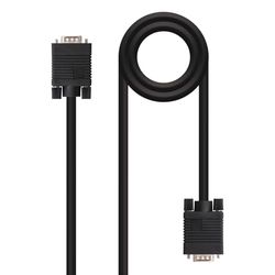 SVGA-kabel met HDB15-stekker naar HDB15-stekker, lengte 3,0 m, ideaal voor het aansluiten van monitoren op computers, om een hoogwaardige gegevensoverdracht te garanderen.