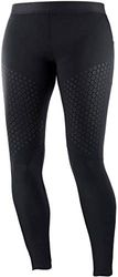 SALOMON Support Tight Leggings da Donna, Donna, LC1280900, Nero, L