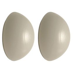 cyclingcolors 2x fermaporta adesivo paracolpi per maniglia beige 31mm proteggi muro protezione universale