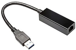 Gembird NIC-U3-02 Ethernet 1000 Mbit/s adaptador e placa de rede - acessório de rede (com fios, USB, Ethernet, 1000 Mbit/s, preto)