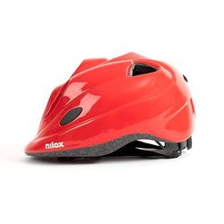 Nilox, Jeugdhelm voor kinderen, uniseks, rood, medium