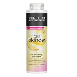 John Frieda Go Blonder Shampoo – Dimensione vantaggio: 500 ml – Schiarente – Tipo di capelli: biondi, biondi – Dimensioni del gabinetto