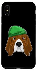 Coque pour iPhone XS Max Chien Chapeau Oreilles souples