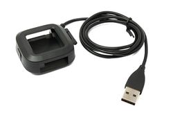 System-S Cavo USB 2.0, 93 cm, stazione di ricarica per Fitbit Versa 2, Smartwach, colore nero