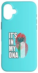 Bandiera del DNA mista albanese e italiana Custodia per iPhone 16 Plus