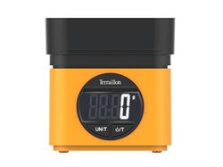 TERRAILLON BA22 Mythic Yellow – Electronic Kitchen Scale – Iconic Design – Integrated Bowl 0.7L – Large LCD Display – XXL Numbers Display – Tare Function