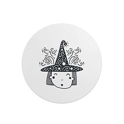 Questo Casa, Round Digital Printed Mouse Pad, Non-Slip Base, for Office and Home, Diameter:22cm