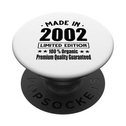 Limited Edition 2002 Birthday 2002 Born in 2002 PopSockets Adhesive PopGrip