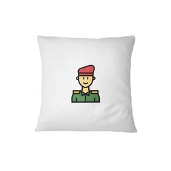Bona Basics, Taie d'oreiller décorative Décoration de la Maison pour canapé, cafétéria, Taille: 45X45 cm, Couleur: Blanc