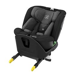 Maxi-Cosi Emerald Silla coche i-Size Grupo 0+/1/2 isofix, i-size R129, silla contramarcha y reclinable, de 0 a 7 años (0-25 kg), Authentic Black