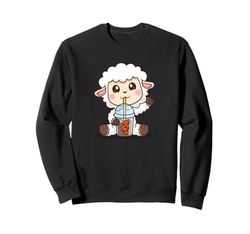 Cute Funny Kawaii Kids Bubble Tea Boba Tea Lamb Lover Felpa