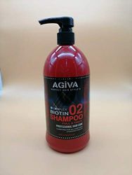 AGIVA Hair Shampoo 1000 ML BIOTIN Complex, Nero, Estandar