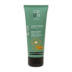 Groen 30194 [GREEN] crema mani cosmetici biologici cura quotidiana - canapa biologica e calendula biologica - texture ad assorbimento rapido - vegana - 75 ml