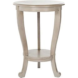 Safavieh EUH5711C Jones Table d'Appoint Pin Crème en Détresse 45 x 45 x 66,04 cm
