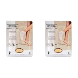 Calcetines Mascarilla NUTRITIVOS con Aceite de Argán y Macadamia (Paquete de 2)