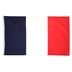 AZ FLAG - Drapeau France - 150x90 cm - Drapeau Français 100% Polyester Avec Oeillets Métalliques Intégrés - Pavillon 110 g