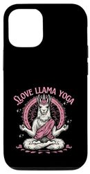 Carcasa para iPhone 12/12 Pro Amor Llama Yoga Lindo Llamaste Divertido Entrenamiento Namaste