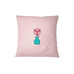 Bona Basics, Funda de cojín Decorativa, decoración del hogar, para sofá, cafetería, Tamaño: 45X45 cm, Color: Rosa Claro