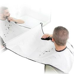 InnovaGoods® Bavaglino raccoglipeli con ventose Bibdy, raccoglie la barba e i peli, con funzione di bavaglino, raccoglipeli, ventose, Bibdy, design compatto e leggero, ideale per la barba.