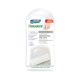 Timodore, Tubo Protector para Dedos, Protege los Dedos en Caso de Cortes y Abrasiones, Previene Callos Debidos a la Fricción del Calzado, 100% Made in Italy, Dermatológicamente Testado, 1 unidad
