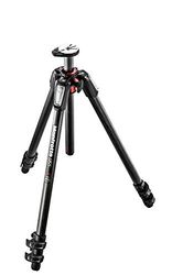 Manfrotto MT055CXPRO3 - tripé completo (fibra de carbono, 3 secções), preto