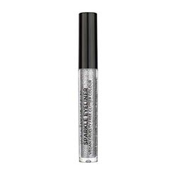 Stargazer Vegansk snabbtorkande glitter flytande eyeliner med extremt fin spets silverfärg