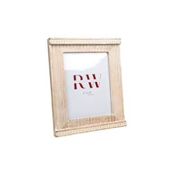 Romimex Fotolijst, wit, mangohout, MDF, 2 x 25 x 20 cm