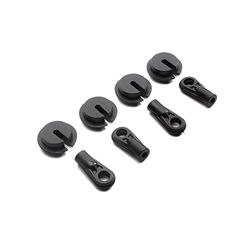 Axial AXI253004 SCX6: Shock end & vår kopp (4), multi