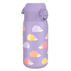 ION8 Vattenflaska Termos Stål, 320 ml/11 oz, Läcksäker, Lätt att Öppna, Säkert Lås, Diskmaskinssäker, Bärhandtag, Hygieniskt Lock, Drickflaska Metall, Hållbar, Rostfritt Stål, Relieftryck, Igelkott