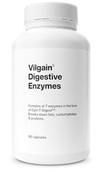 Vilgain Digestive enzymes - 7 enzymes from Plant Sources, Support The Digestion of Lactose, Protein and carbohydrates, Improves Nutrient utilisation