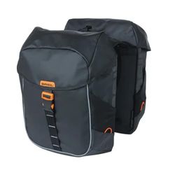 Basil Miles, Borsa da Bicicletta. Unisex Adulto, Nero, 34 Liter