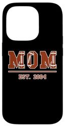 Mom Est. 2004 Funny Sports Year Established Mother Retro Case for iPhone 14 Pro