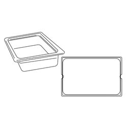 Bac Gastronorm 1/1 – 7,7 L 53 x 32,5 x 6 cm silver rostfritt stål – 1 enheter