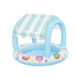 Piscinette avec auvent gonflable Sweet Shoppe™ 104 x 84 cm