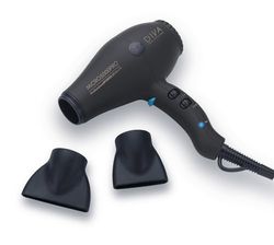 Diva Pro Styling Micro 5000 Pro Dryer, Professional Power 110 m3/h, Super-Lightweight Micro-Size, with Macadamia Oil, Argan Oil, and Keratin for Ultra-Shiny and Smooth Hair, Black
