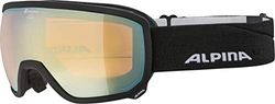 ALPINA Unisex - Adultos, SCARABEO Q-Lite Gafas de esquí, Black Matt, One Size