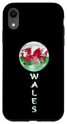 Coque pour iPhone XR Drapeau du Pays de Galles UK Moon Pride Pays de Galles Cadeaux d'amour Souvenir du Pays de Galles