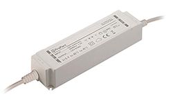 Voeding IP67, 24 V, 60 W, 2,5 A, afmetingen: 163 x 43 x 33 mm.