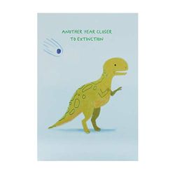 Algemene verjaardagskaart van de Hallmark Studio - Shoebox Humour T-Rex Design