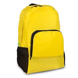 Elite Bags, EMS, Mochila ripstop plegable, Ultraligera, Capacidad media, Con funda, Amarillo