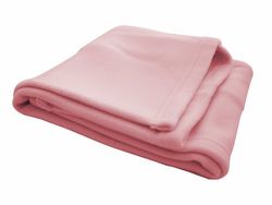 Italbaby 030.2150-1 Fleecedeken voor kinderwagen, 65 x 80 cm, roze