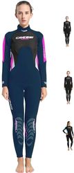 Cressi Morea Man Wetsuit Full 3mm Combinaison Humide Monopièce Unisexe, Bleu/Gris/Argent, XXXL/7