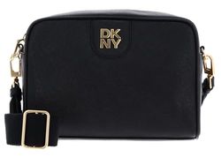 DKNY Carol Camera Bag, Bolsa para cámara Mujer, Negro/Dorado, One Size