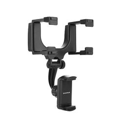 InnovaGoods® Supporto per smartphone per specchietto retrovisore Stropp, tiene il tuo cellulare in modo sicuro e stabile, con design ergonomico e facile da installare, ideale per guidare.