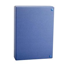 Carpeta de Lomo Fijo Fabricada en Geltex Grosor 7cm Color Azul Oscuro