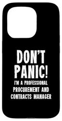 Procurement and Contracts Manager Case for iPhone 15 Pro