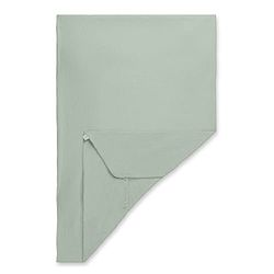 hauck Coprimaterasso per Materasso Da Viaggio 60x120 cm - Coprimaterasso Lettino Da Viaggio in Mussola di Cotone - Elasticizzato, Lavabile in Lavatrice a 60° - Verde