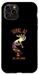 Supai, Arizona, États-Unis, danse, Kokopelli, Southwest Design Coque pour iPhone 11 Pro